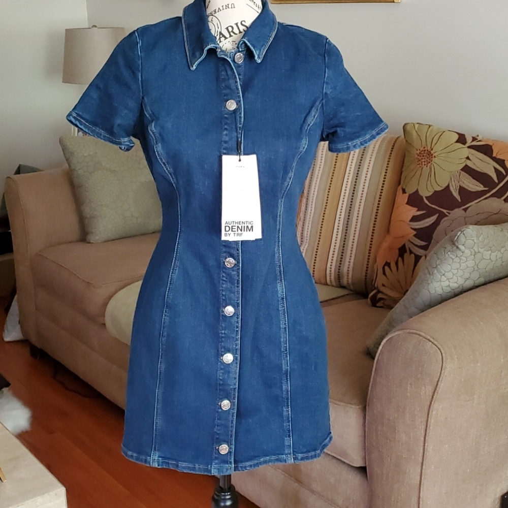 Denim dress
